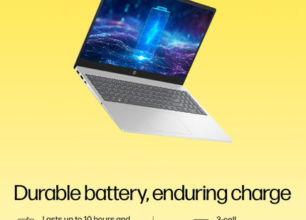 HP 15, AMD Ryzen 3 7320U Laptop (8GB LPDDR5, 512GB SSD) Anti-Glare, Micro-Edge, 15.6"/39.6cm,FHD, Win 11, Silver, 1.59kg, AMD Radeon Graphics, 1080p HD Camera, fc0154AU