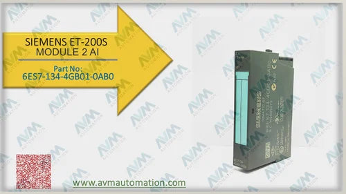 MODEL - ET-200S,02AI,2W STD 6ES7 134 - 4GB01- 0AB0