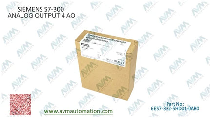 MODEL- AO MODULE, 6ES7 332-5HD01-0AB0 ANALOG OUTPUT MODULE