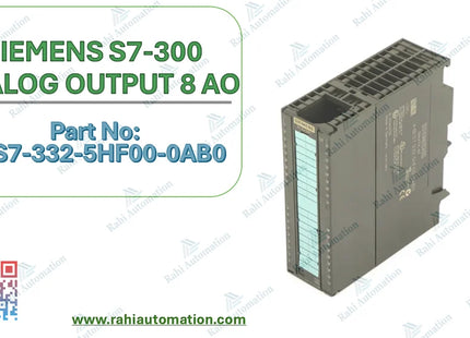 MODEL-6ES7332-5HF00-0AB0 SIEMENS SIMATIC S7300 ANALOG OUTPUT CARD