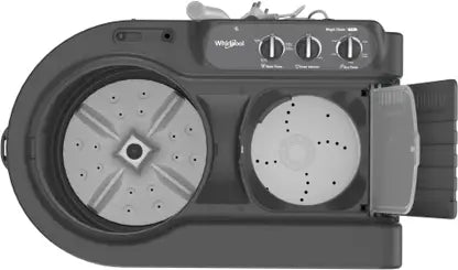 Whirlpool 7 kg 5 Star with Ace Wash Station, 1400 RPM Speed and Rust Proof Semi Automatic Top Load Washing Machine Grey  (MAGIC CLEAN 7.0 GREY DAZZLE (5YR))