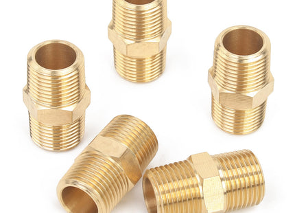 MODEL-ANTICLOCK WISE BRASS HEX NIPPLE 3/8X3/8