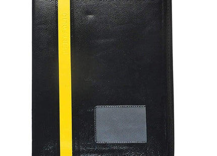 YBN Waterproof A4 Size Faux Leather Executive Professional File Folders for Certificates, Legal Documents with 20 Leafs/Sleeves/Document Folder with Zip Colours May Vary