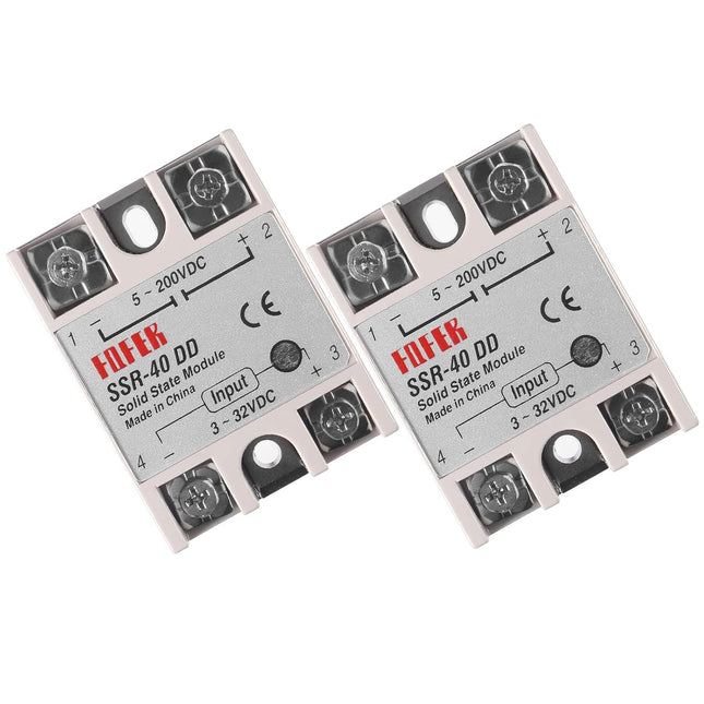 MODEL- SOLID STATE RELAY SSR-40 DD (INPUT 5V-200V DC/OUTPUT 3V32 DC)