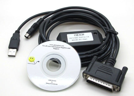 MODEL-SC09 ITSUBISHI PLC PROGRAMMING USB-SC09-FX