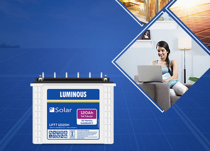 Product Image | Luminous Product Image | Luminous Product Image | Luminous Product Image | Luminous Solar Battery 120AH- LPTT12120H