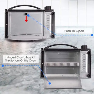 AGARO 9-Litre Oven Toaster Grill (OTG)  (33266, Black)#JustHere