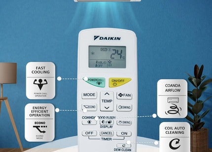 Daikin 1.5 Ton 5 Star Inverter Split AC (Copper, PM 2.5 Filter, MTKM50U, White)