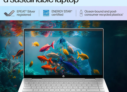 HP Pavilion x360, 13th Gen Intel Core i5-1335U, 14-inch (35.6 cm), FHD, Touchscreen, 16GB DDR4, 1TB SSD, FPR, 5 MP Camera, Backlit KB, Audio by B&O, Pen (Win 11, MSO 2021, Silver, 1.51 kg), ek1010TU