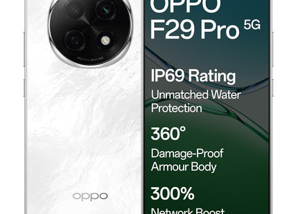 OPPO F29 Pro 5G (Marble White, 8GB RAM, 128GB Storage)