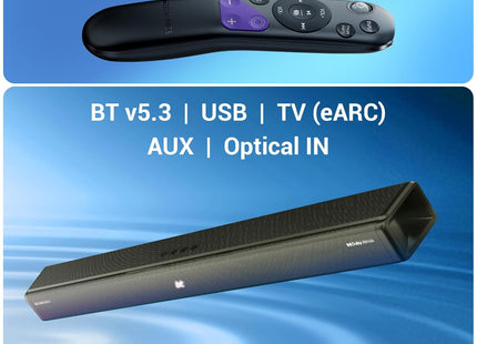 ZEBRONICS Juke BAR 9775, Dolby Soundbar, 650 Watts, 5.2.2 Surround, Dolby Atmos, Dual Wireless Subwoofer & Rear Satellites, 5 Driver Soundbar, Bluetooth | HDMI (eARC) | Optical | USB | AUX
