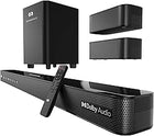 GOBOULT Newly Launched X625 5.1ch Dolby Digital 625W Bluetooth Soundbar with Down-Firing Subwoofer Surround Sound Home Theatre, Dedicated DSP, USB/HDMI/AUX & Optical Fiber Connectivity Speaker for TV