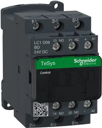 MODEL-LC1D09-BD 24VDC 9A CONTACTOR