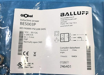 MODEL-PROXI SWITCH BES M08MI-PSC20B-S49G