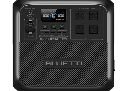 BLUETTI AC180 Solar Portable Power Station | 1,800W 1,152Wh