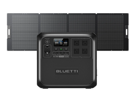 BLUETTI AC180 Solar Portable Power Station | 1,800W 1,152Wh