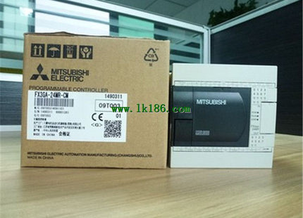 MODEL - FX3GA-24MR-CM , 100-240VAC , OUT PUT : 30 VDC / 240VAC 2A MAKE MITSUBISHI