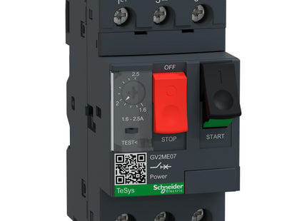 MODEL- MPCB GV2ME07 1.6-2.5A "GV2" SERIES MAKE SCHNEIDER