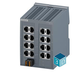 MODEL- SCALANCE XB116 UNMANAGED IE SWITCH, 16X 10/100 MBIT/S RJ45 PORTS PART NO. 6GK5116-0BA00- 2AB2 MAKE: SIEMENS