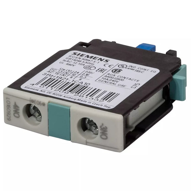MODEL - 3RH1921-1CA01 SIEMENS - AUXILIARY CONTAC