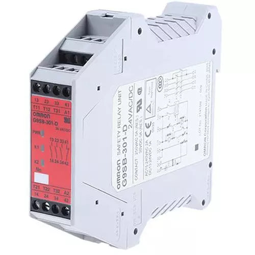 MODEL-SAFETY RELAY MODEL-G9SB-2002-A AC/DC 24 (MAKE OMRON)