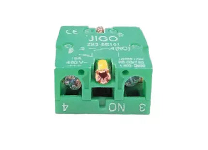 MODEL- BLOCK CONTACT ELEMENT MJG-ZBE10 NO COL OUR GREEN-BLOCK ARRANGEMENT NO. FFT COLOUR GREEN(JIGO)