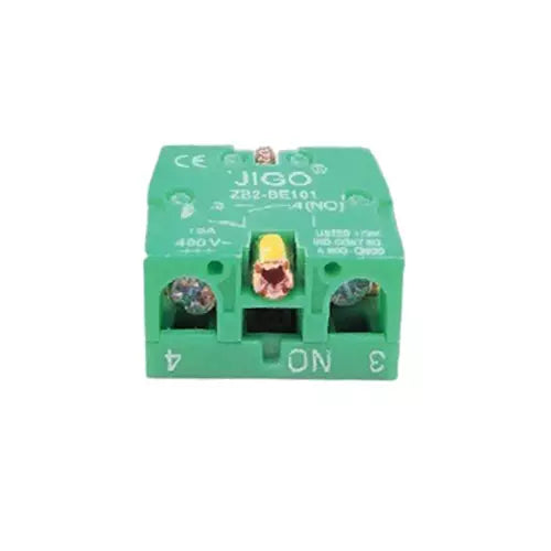 MODEL- BLOCK CONTACT ELEMENT MJG-ZBE10 NO COL OUR GREEN-BLOCK ARRANGEMENT NO. FFT COLOUR GREEN(JIGO)