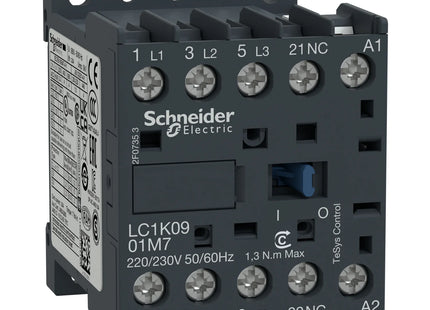 MODEL-  LC1K0901F7 3P CONTACTOR 9A AC3 4KW