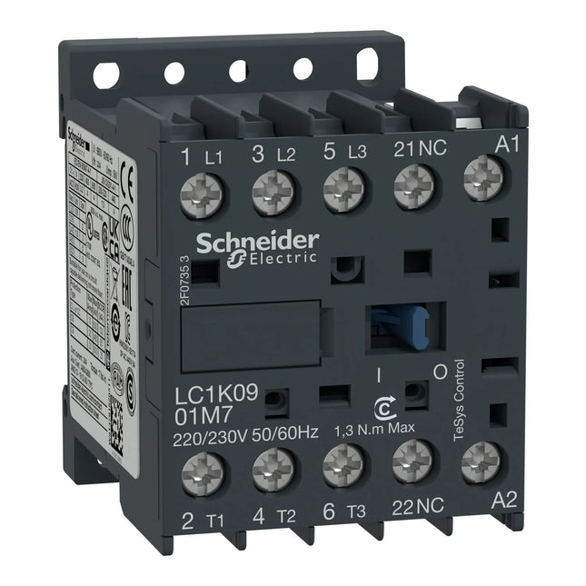 MODEL-  LC1K0901F7 3P CONTACTOR 9A AC3 4KW