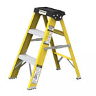 MODEL-YOUNGMEN 3 STEP FIBERGLASS SINGLE SIDEED SELF SUPPORTING LADDER