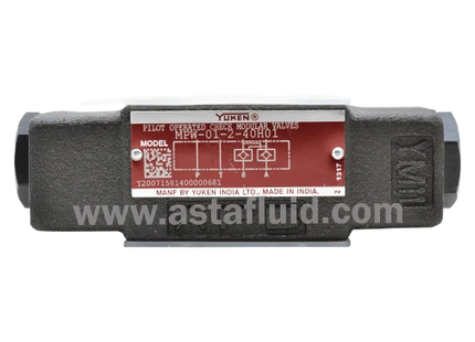 MODEL - PILOT OPERATE CHECK MODULAR VALVE (MODEL MPW-01-4-30) MAKE YUKEN 5135