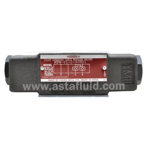 MODEL - PILOT OPERATE CHECK MODULAR VALVE (MODEL MPW-01-4-30) MAKE YUKEN 5135