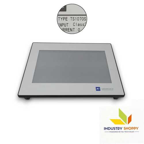 MODEL-HMI MONITOUCH TYPE-TS1070S INPUT 24VDC