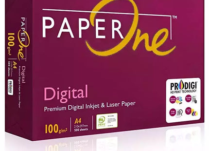 Paperone 100 GSM A3 Size Multipurpose Copier Paper 500 Sheets, White (Pack of 1 Ream)
