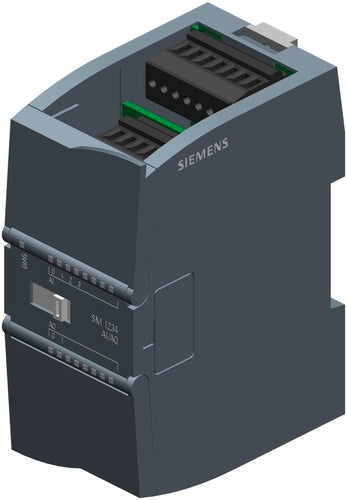 MODEL-ANALOG I/O SM 1234, 4AI/2AO 6ES72344HE320XB0 MAKE SIEMENS MAKE SIEMENS ( 4 ANALOG INPUT , 2 ANALOG OUTPUT)