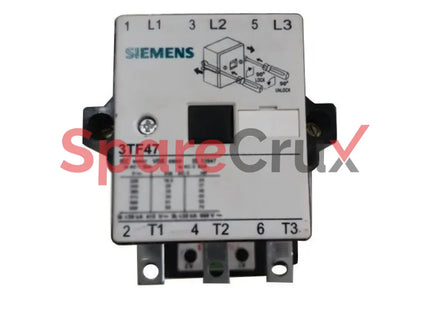 MODEL - CONTACTOR;POWER M:3TF47;230VAC,63A,2NO+NC VOLTAGE : 230VAC, CURRENT RATING:63 MODEL/MACHINE NO: 3TF47, MANUFACTURER:(SIEMENS)