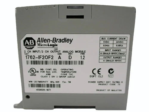 MODEL- MICROLOGIX EXPANSIOM I/O 1762-IF20F2