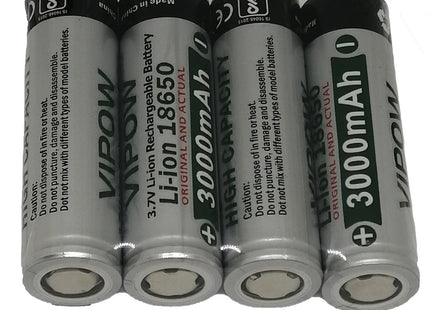 MODEL-BATTERY 3.7V 3000 MAH LI-ION 18650 VIPOW