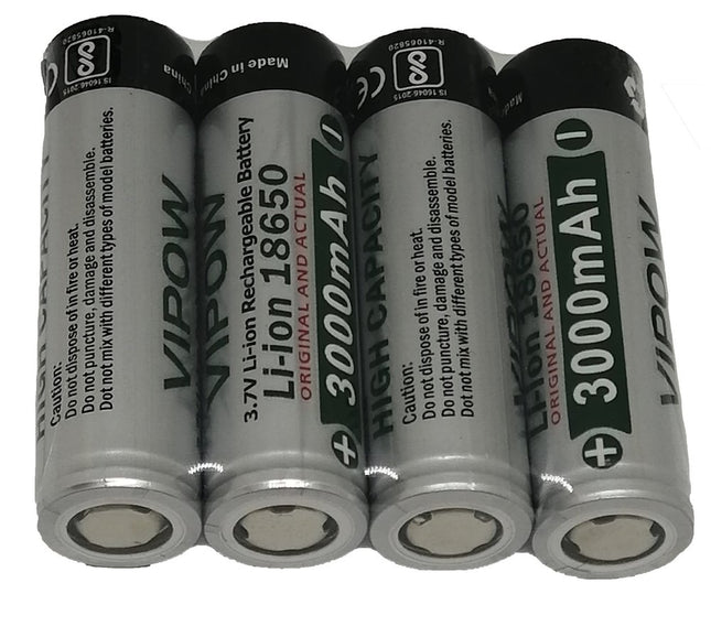 MODEL-BATTERY 3.7V 3000 MAH LI-ION 18650 VIPOW