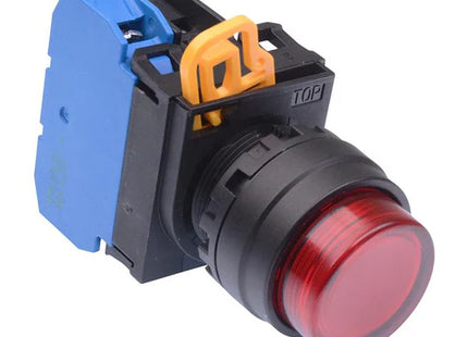 MODEL-YW1L-A2E10Q4R 24 VDC 1 NO ILLUMINATED PUSH BUTTON