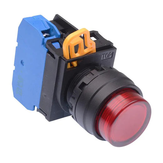 MODEL-YW1L-A2E10Q4R 24 VDC 1 NO ILLUMINATED PUSH BUTTON