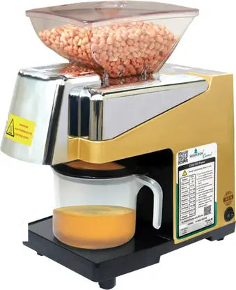 SEEDS2OIL Comfort Oil Machine Fully Automatic Cold Press Oil Extraction Machine 600 W Food Processor  (Gold)