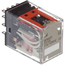 RELAY MINIATURE MY4N-CR 110VA.C.