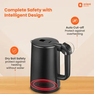 Orient Electric EKDH15BP Durahot Cool Touch Electric Kettle  (1.5 L, Black)