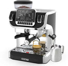 Costar Professional Espresso Machine with Grinding & Frothing 10 Cups Coffee Maker  (Silver)