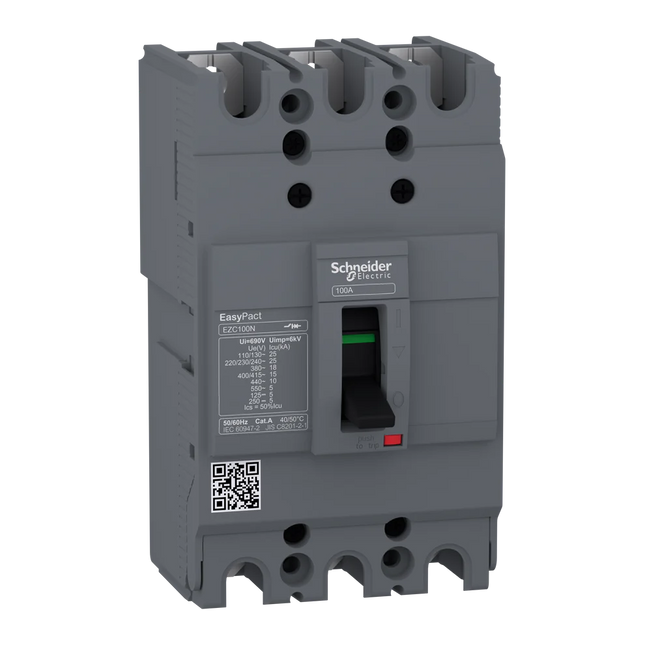 MODEL --SCHNEIDER ELECTRIC 16A, 3POLE MCCB EASY