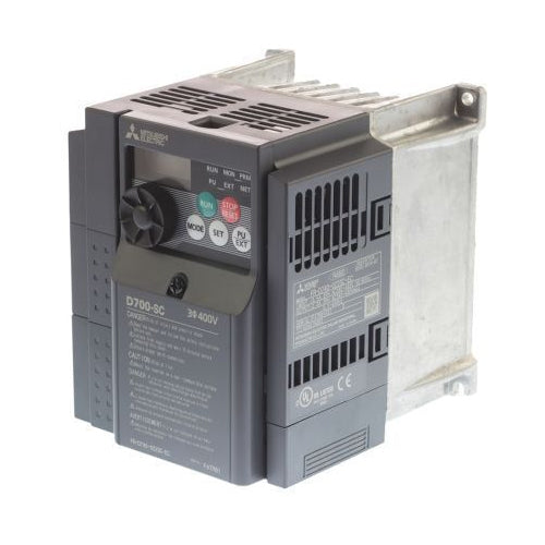 MODEL-INVERTER VFD MODEL FR-D740-022-EC MAKE MITSUBISHI