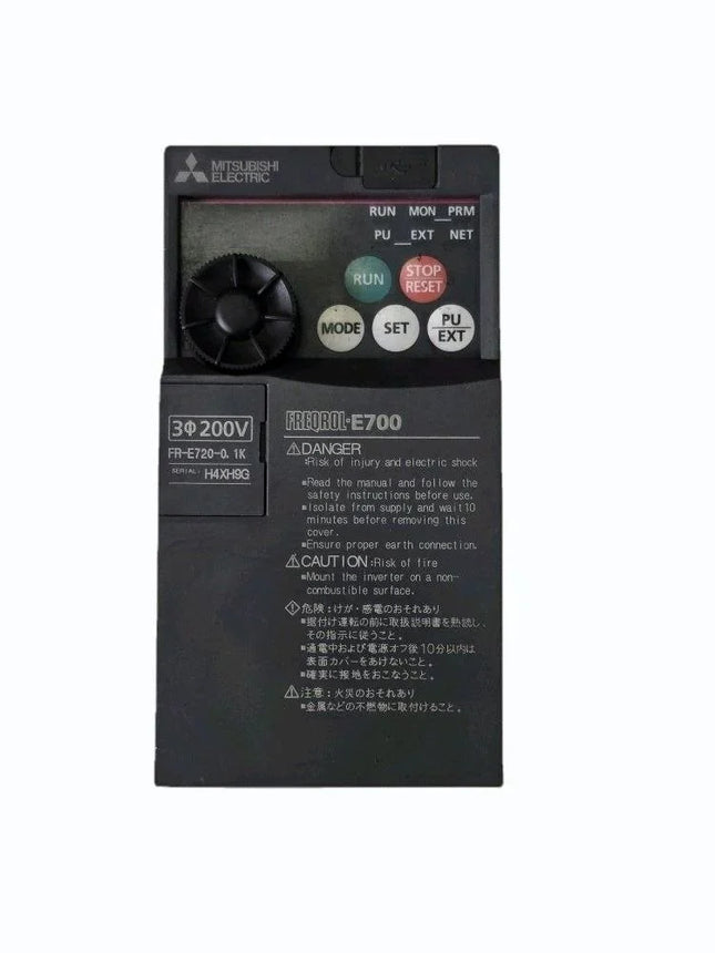 MODEL- DRIVE FR-E720-0.1K MAKE MITSUBISHI
