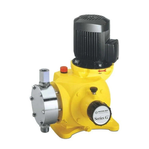 MODEL- DOSING PUMP MAKE MILTON ROY GB 603 (450 L/H)KW-0.37 SIZE-1 BSP