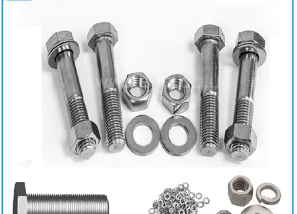 HEX NUTES AND BOLTS WITH PUNCH